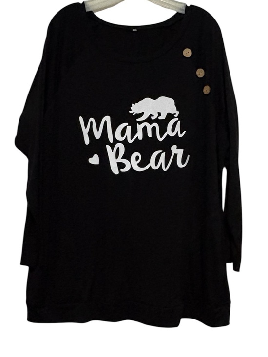 Tops - Mama Bear Long Sleeve Rayon/Spandex Top